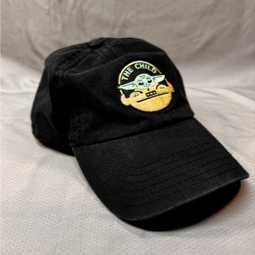 Star Wars The Mandalorian “The Child” Grogu Kids Adjustable Hat - Black
